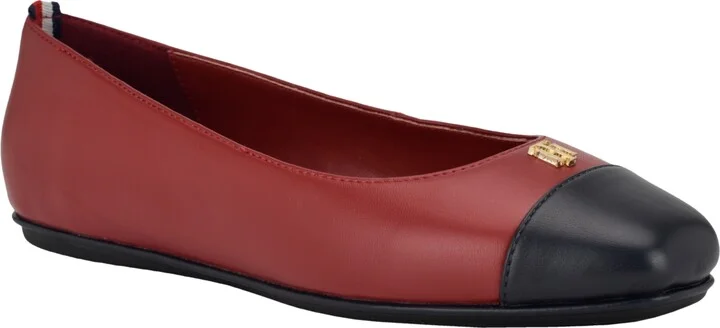 Tommy Hilfiger Women's Bekim Cap Toe Ballet Flats