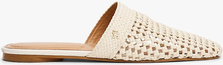 Tommy Hilfiger Women's Crochet Mule - Beige - US 6 / EU 36