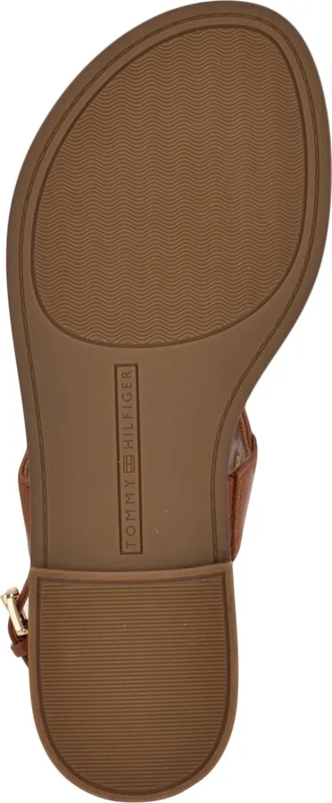 Tommy Hilfiger Women's Gabry Signature Stripe T-Strap Flat Sandals - Image 9