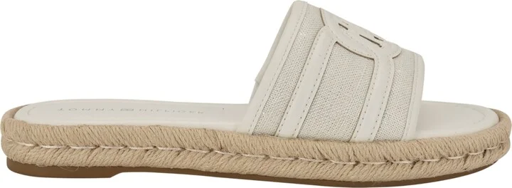 Tommy Hilfiger Women's Hadjea Espadrille Slip-On Flat Sandals - Black/Denim - Image 6