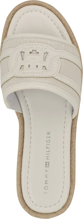 Tommy Hilfiger Women's Hadjea Espadrille Slip-On Flat Sandals - Black/Denim - Image 8
