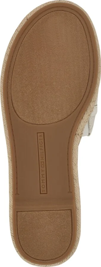 Tommy Hilfiger Women's Hadjea Espadrille Slip-On Flat Sandals - Black/Denim - Image 9