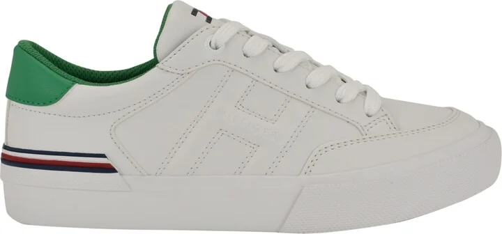 Tommy Hilfiger Women's Keziah Signature Stripe Lace-Up Sneakers - Image 6