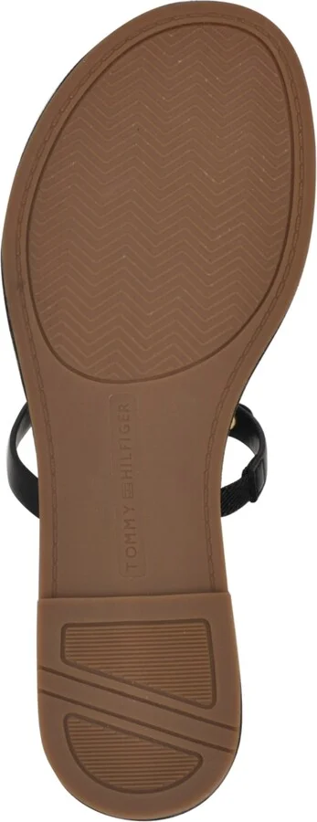 Tommy Hilfiger Women's Litzy Logo T-Strap Flat Sandals - Image 9