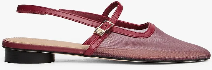Tommy Hilfiger Women's Mesh Slingback - Red - US 6 / EU 36