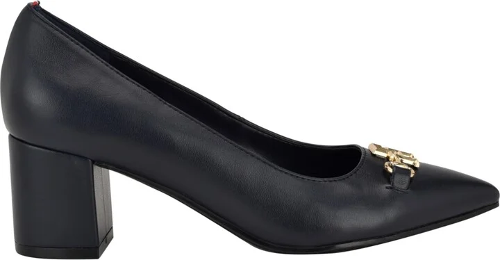 Tommy Hilfiger Women's Nanya Block Heel Classic Pumps - Image 6