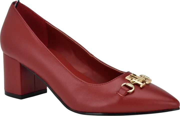 Tommy Hilfiger Women's Nanya Block Heel Classic Pumps