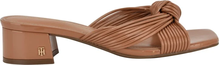 Tommy Hilfiger Women's Philie Knotted Crisscross Block Heel Sandals - Image 2