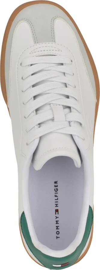 Tommy Hilfiger Women's Sarhli Lace-Up Sneakers - White/Green - Image 4