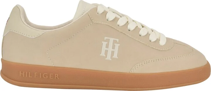 Tommy Hilfiger Women's Sarhli Lace-Up Sneakers - White/Green - Image 6