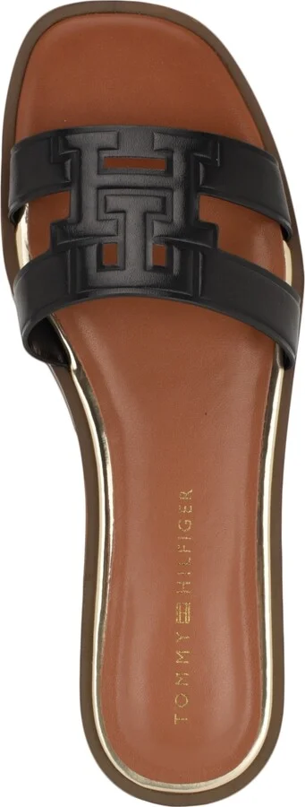 Tommy Hilfiger Women's Terenz Logo Strap Flat Slide Sandals - Image 8