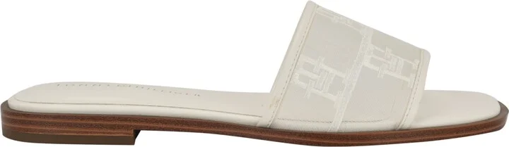Tommy Hilfiger Women's Tesia Mesh Logo Flat Slide Sandals - Image 2