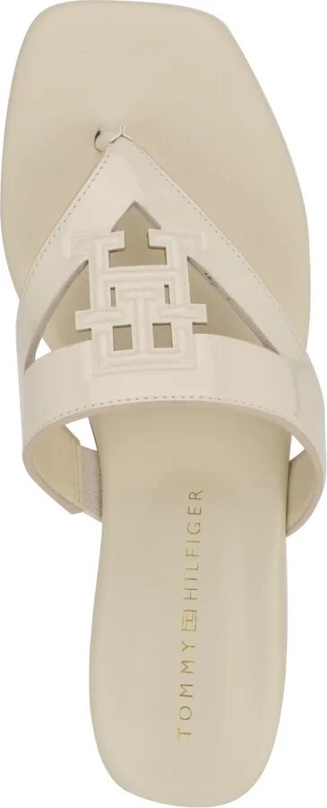 Tommy Hilfiger Women's Tremmy Cutout Logo Flat Thong Sandals - Image 4