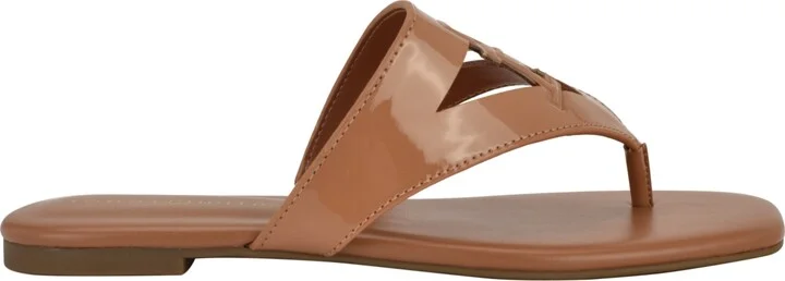 Tommy Hilfiger Women's Tremmy Cutout Logo Flat Thong Sandals - Image 10