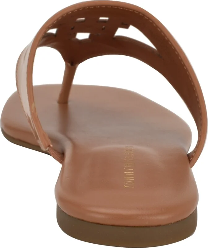 Tommy Hilfiger Women's Tremmy Cutout Logo Flat Thong Sandals - Image 11