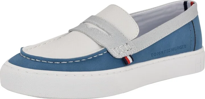 Medium Blue Denim/White