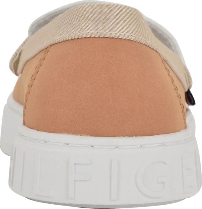 Tommy Hilfiger Women's Walees Sporty Slip-On Penny Loafers - Cognac/White - Image 3