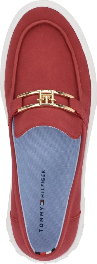 Tommy Hilfiger Women's Wilfer Sporty Slip-On Loafers - Dark Blue/White - Image 8
