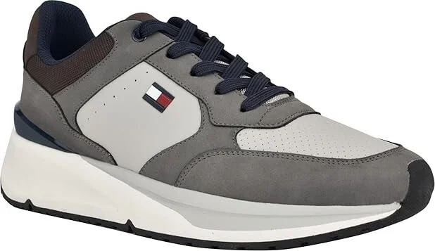 Tommy Hilfiger World Men's Shoes Dark Grey : 11.5 D - Medium, Leather - Image 5