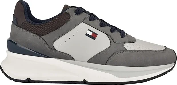 Tommy Hilfiger World Men's Shoes Dark Grey : 11.5 D - Medium, Leather - Image 6