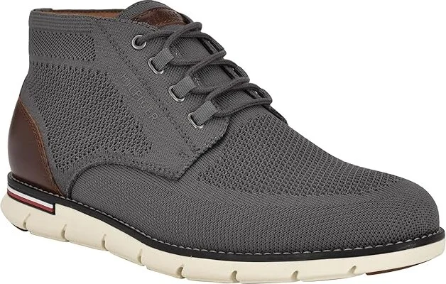 Tommy Hilfiger Wythe Men's Boots Grey : 12 D - Medium, Leather - Image 5