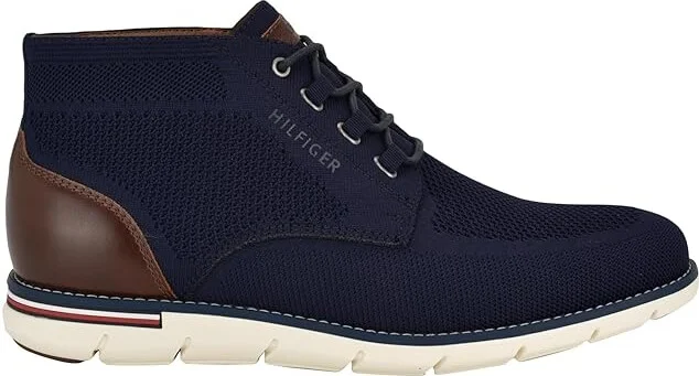 Tommy Hilfiger Wythe Men's Boots Navy : 12 D - Medium, Leather - Image 5