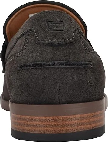 Tommy Hilfiger Yoron Men's Lace Up Wing Tip Shoes Charcoal : 9 M, Leather - Image 4