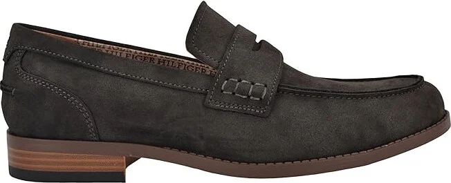 Tommy Hilfiger Yoron Men's Lace Up Wing Tip Shoes Charcoal : 9 M, Leather - Image 6