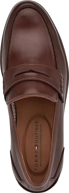 Tommy Hilfiger Yoron Men's Lace Up Wing Tip Shoes Cognac : 8 M, Leather - Image 2