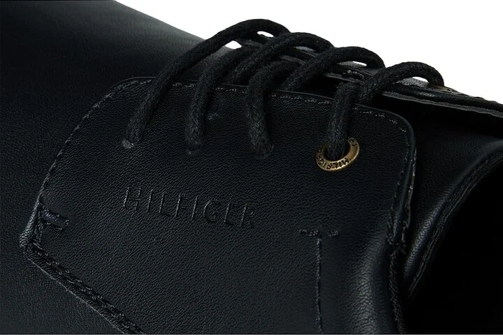 Tommy Hilfiger Zell Men's Shoes Black : 10 D - Medium, Leather - Image 7