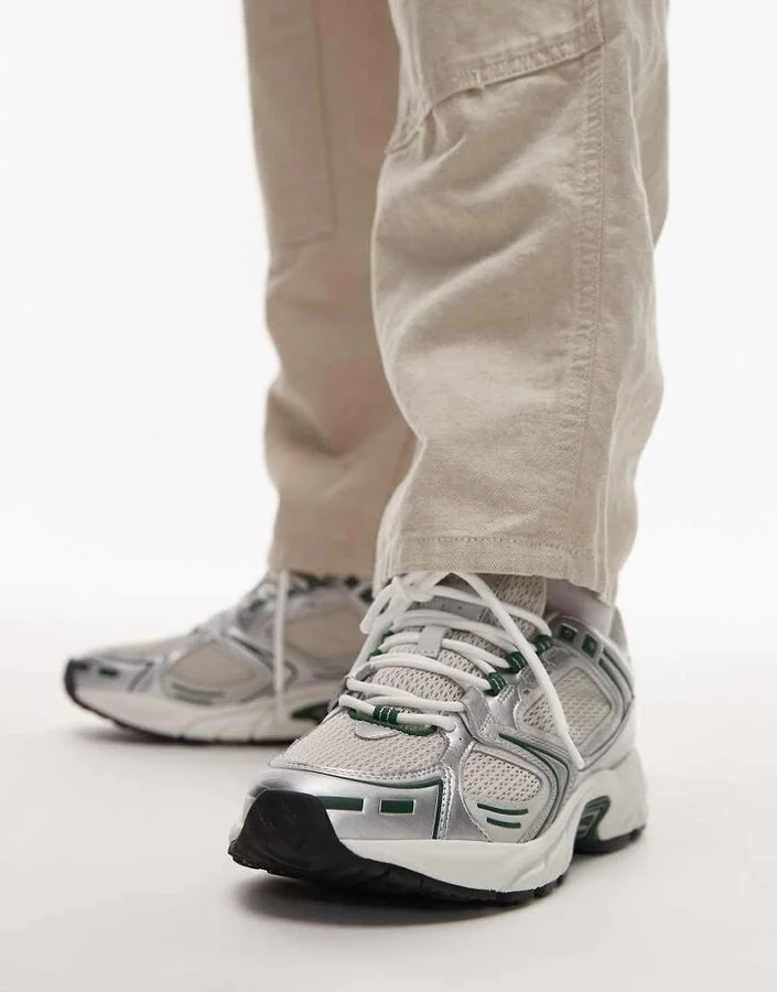 Tommy Jeans Archive 97 metallic sneakers in green