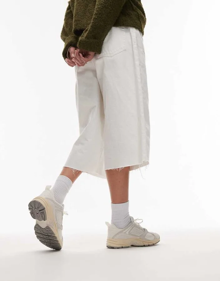 Tommy Jeans Archive 97 retro sneakers in white and cream - Image 3