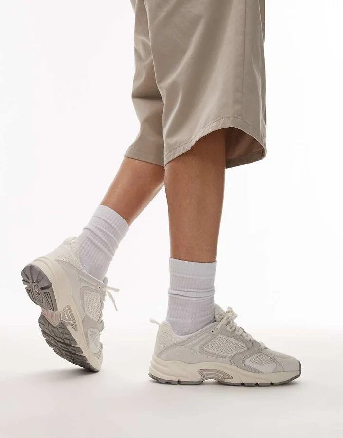 Tommy Jeans Archive 97 sneakers in cream - Image 4