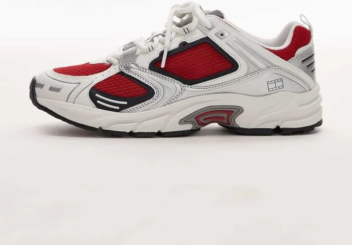 Tommy Jeans Archive 97 sneakers in red - Image 2