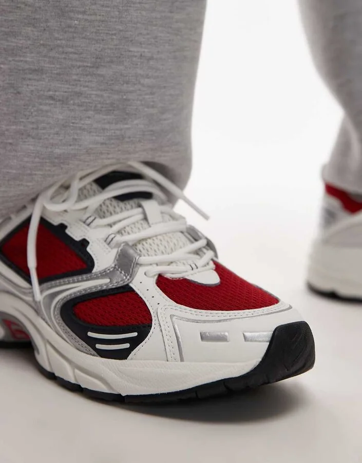 Tommy Jeans Archive 97 sneakers in red - Image 3