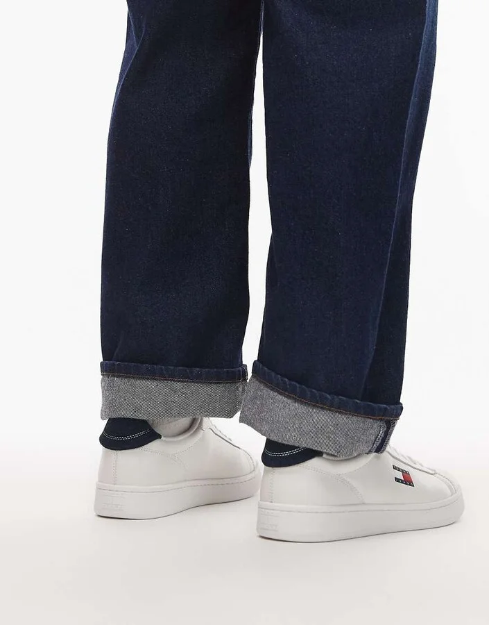 Tommy Jeans Archive 98 sneakers in white - Image 3