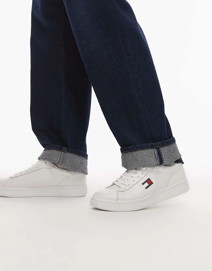 Tommy Jeans Archive 98 sneakers in white - Image 4