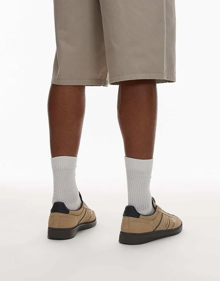 Tommy Jeans greenwich sneakers in tan - Image 3