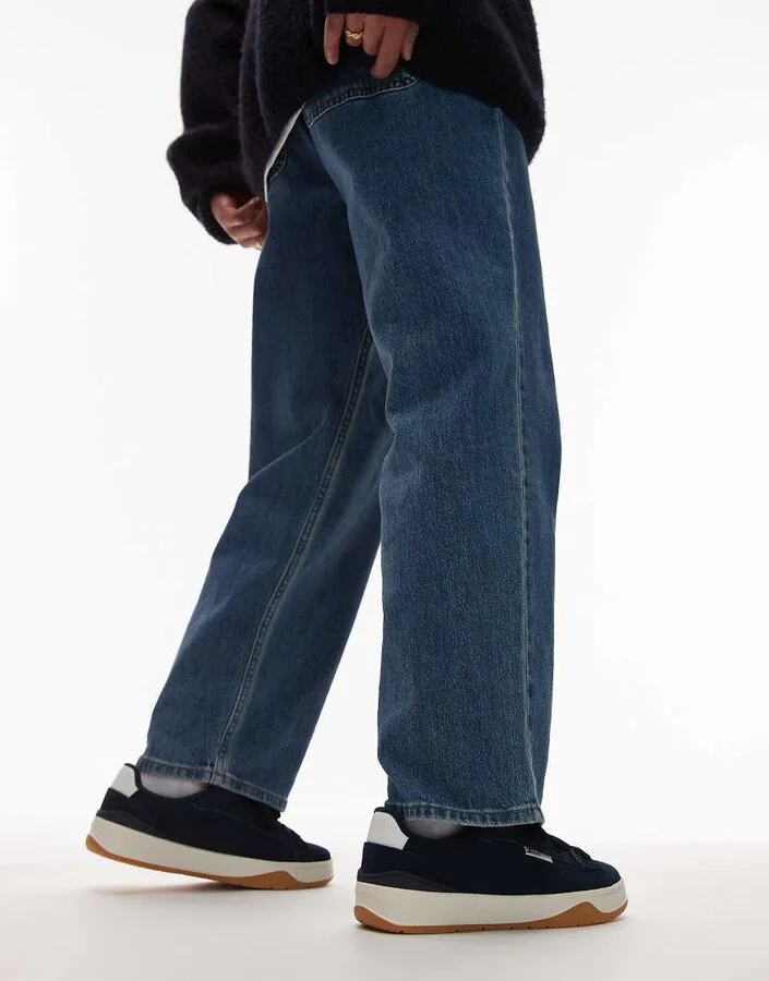 Tommy Jeans skater sneaker in navy - Image 3