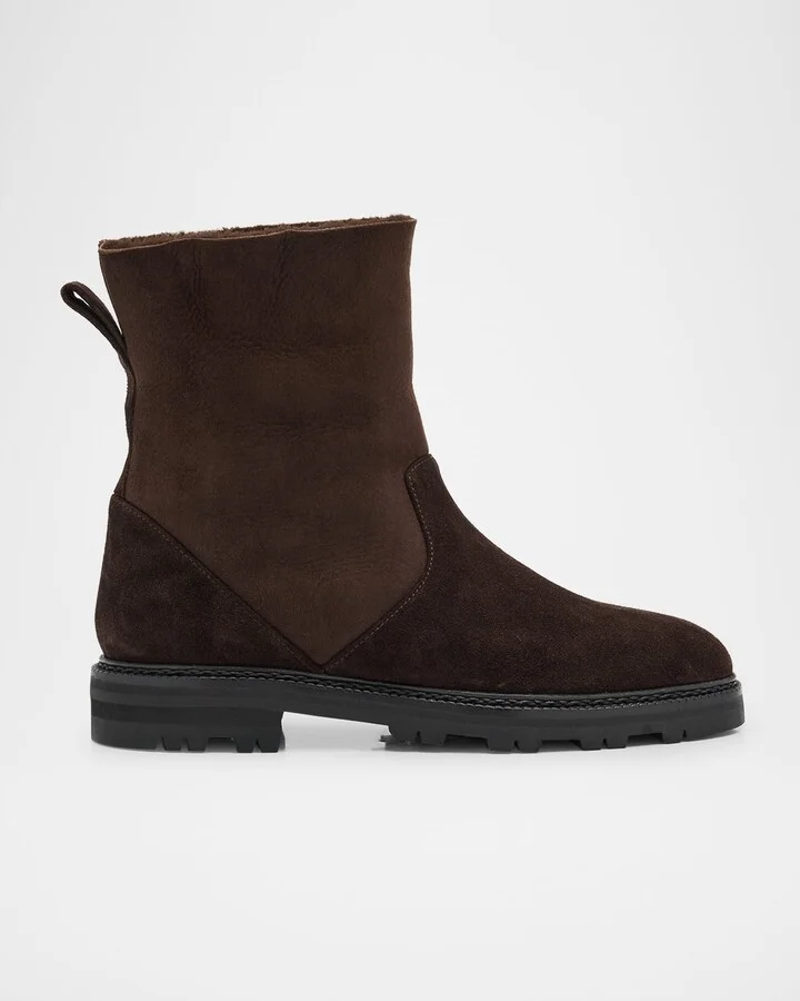 Tomosa Suede Cozy Ankle Boots