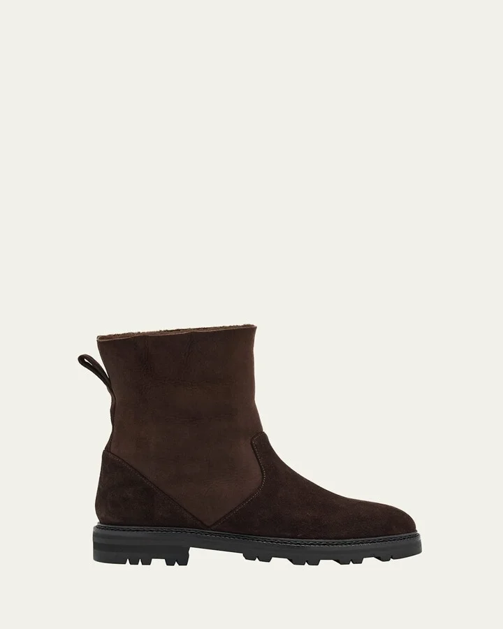 Tomosa Suede Cozy Ankle Boots
