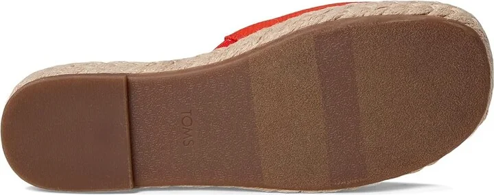 TOMS Abby Slide Women's Sandals Flame : 5.5 B - Medium - Image 3