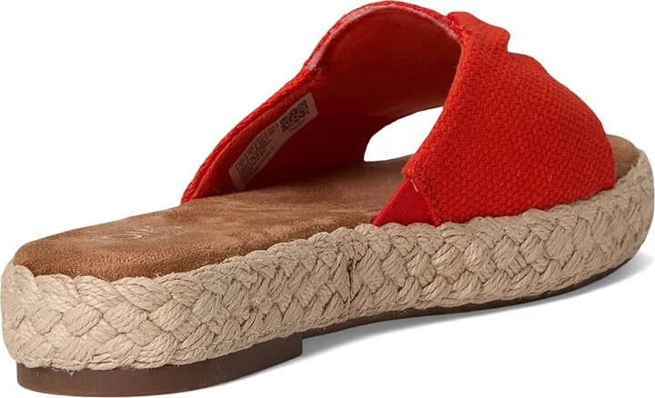 TOMS Abby Slide Women's Sandals Flame : 5.5 B - Medium - Image 4