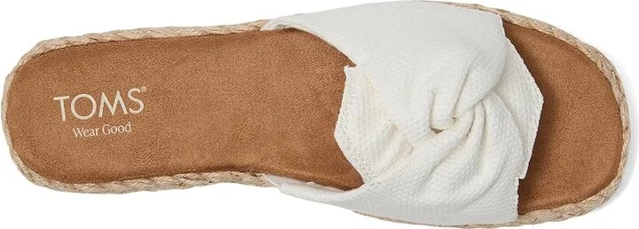 TOMS Abby Slide Women's Sandals White : 5.5 B - Medium - Image 2