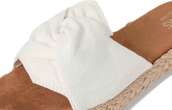 TOMS Abby Slide Women's Sandals White : 5.5 B - Medium - Image 7