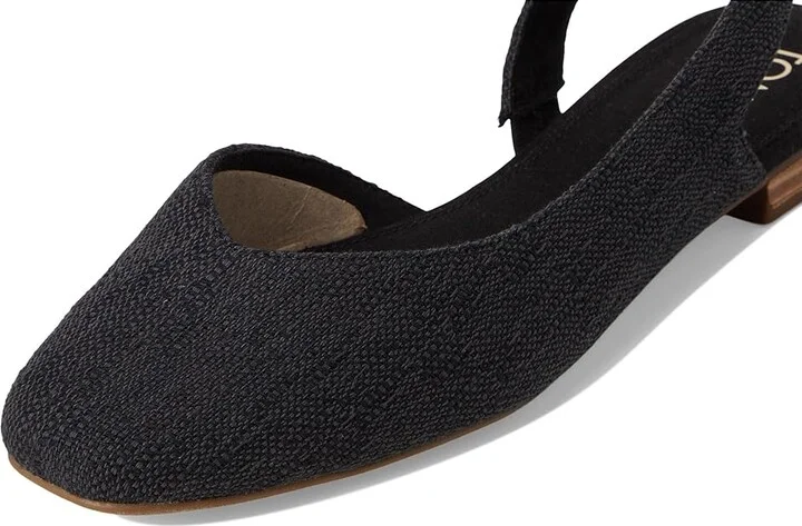 TOMS Alene Women's Dress Flat Shoes Black : 5 B - Medium, Textile - Image 7