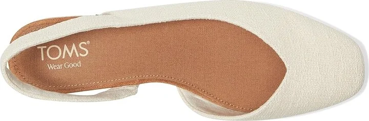 TOMS Alene Women's Dress Flat Shoes Natural : 5 B - Medium, Textile - Image 2