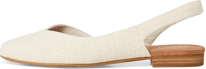 TOMS Alene Women's Dress Flat Shoes Natural : 5 B - Medium, Textile - Image 6