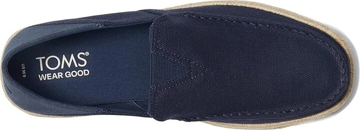 TOMS Alonso Loafers Rope Men's Shoes Navy Canvas : 11 D - Medium - Image 2