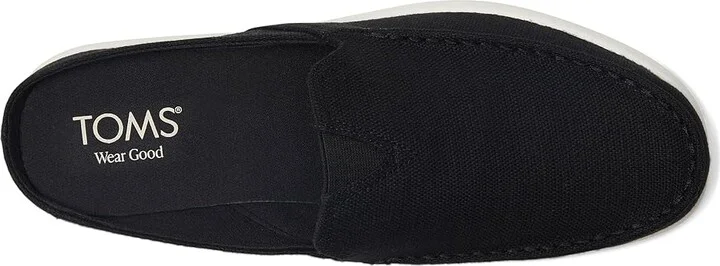 TOMS Alonso Mule Men's Lace-up Boots Black Canvas : 9.5 D - Medium, Cotton - Image 2